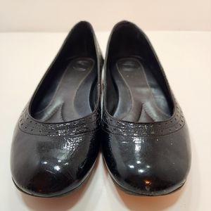 Nurture Black Patent Leather Flats